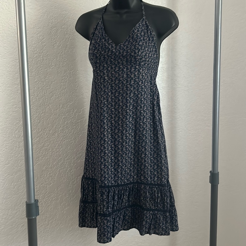 Mid-calf halter dress